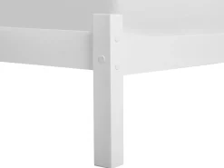 Letto Legno di pino FLORAC 90 x 200 cm Bianco