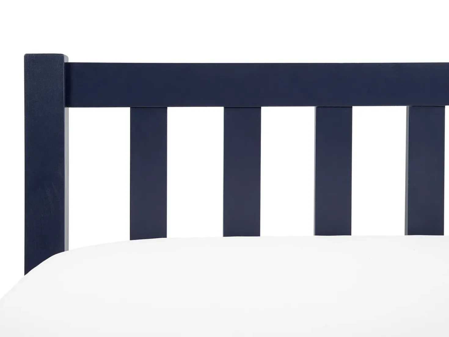 Letto Legno di pino FLORAC 140 x 200 cm Blu marino