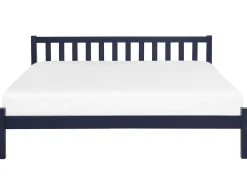 Letto Legno di pino FLORAC 140 x 200 cm Blu marino