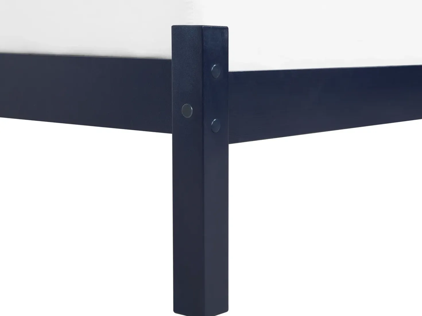 Letto Legno di pino FLORAC 140 x 200 cm Blu marino