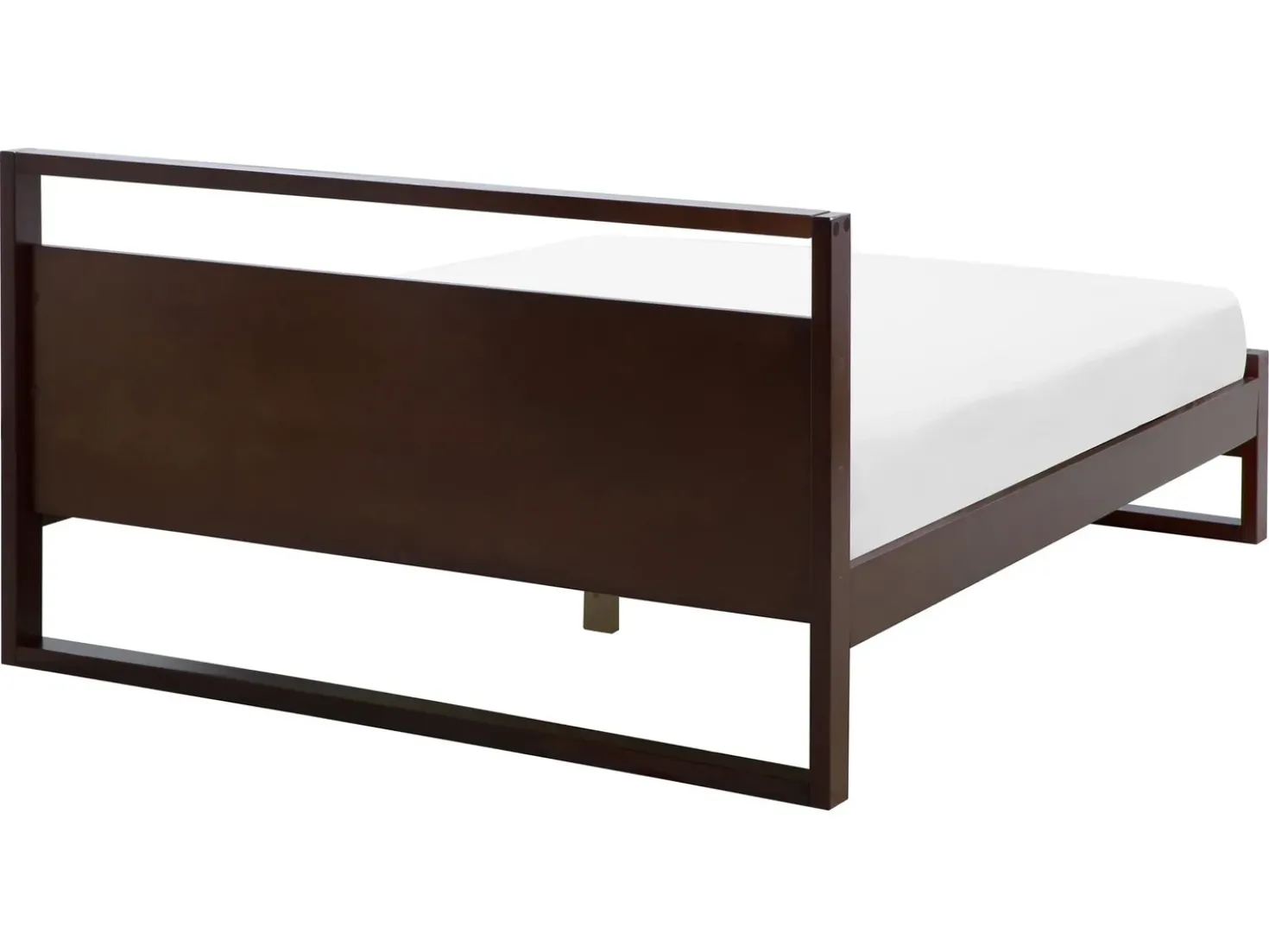 Letto Legno di pino GIULIA 160 x 200 cm Marrone scuro