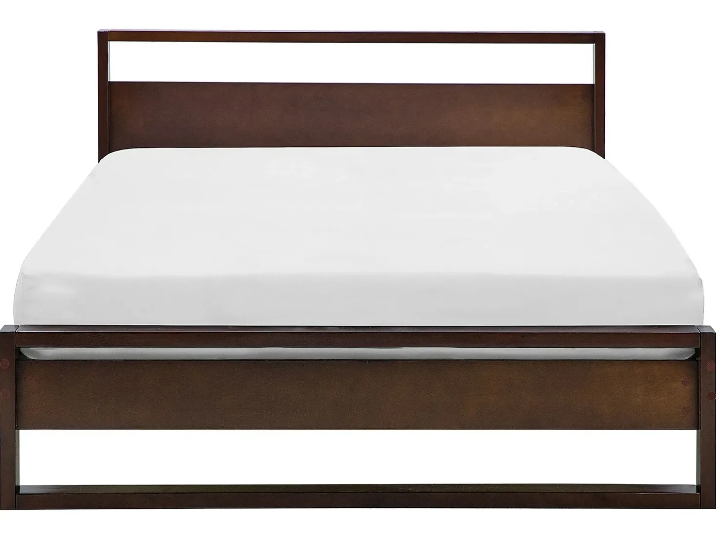 Letto Legno di pino GIULIA 160 x 200 cm Marrone scuro