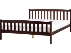 Letto Legno di pino GIVERNY 160 x 200 cm Marrone scuro