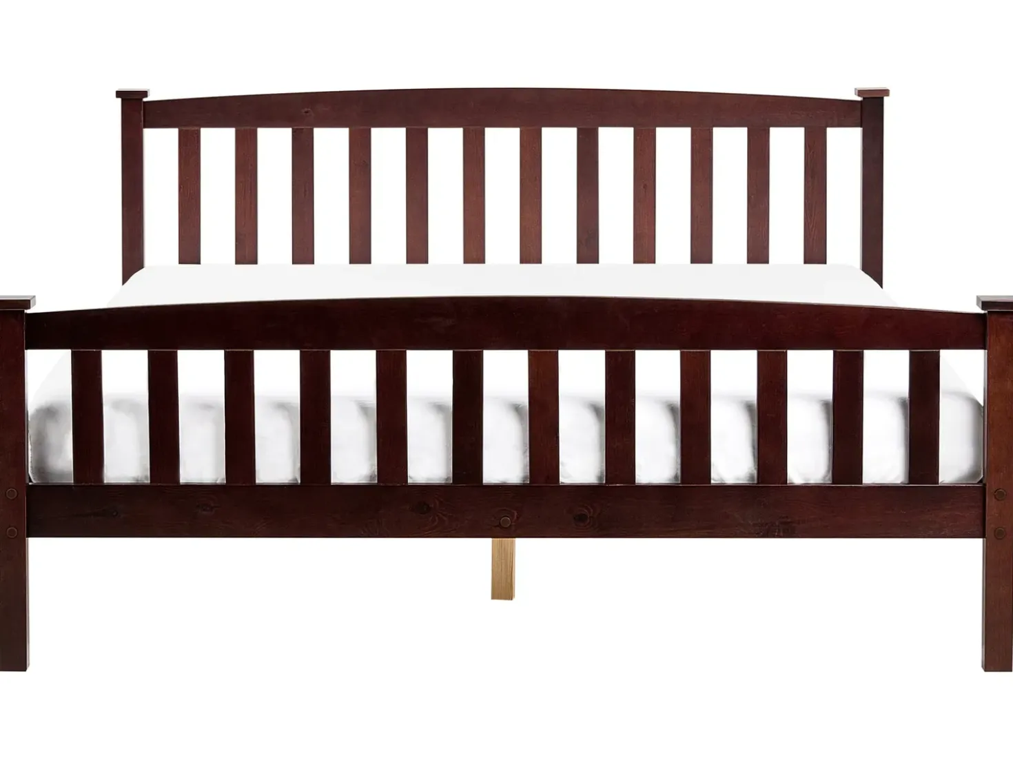 Letto Legno di pino GIVERNY 160 x 200 cm Marrone scuro