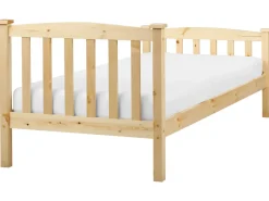 Letto Legno di pino GIVERNY 90 x 200 cm Marrone chiaro