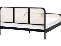 Letto Legno di pino GONFARON 180 x 200 cm Nero