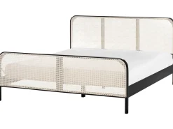 Letto Legno di pino GONFARON 180 x 200 cm Nero
