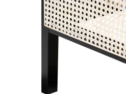 Letto Legno di pino GONFARON 180 x 200 cm Nero