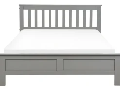 Letto Legno di pino MAYENNE 140 x 200 cm Grigio