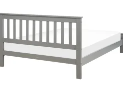 Letto Legno di pino MAYENNE 140 x 200 cm Grigio