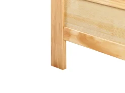 Letto Legno di pino MAYENNE 180 x 200 cm Marrone chiaro