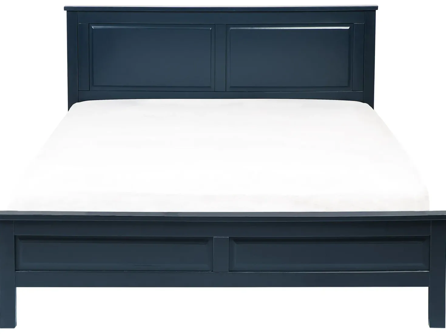 Letto Legno di pino OLIVET 180 x 200 cm Blu scuro