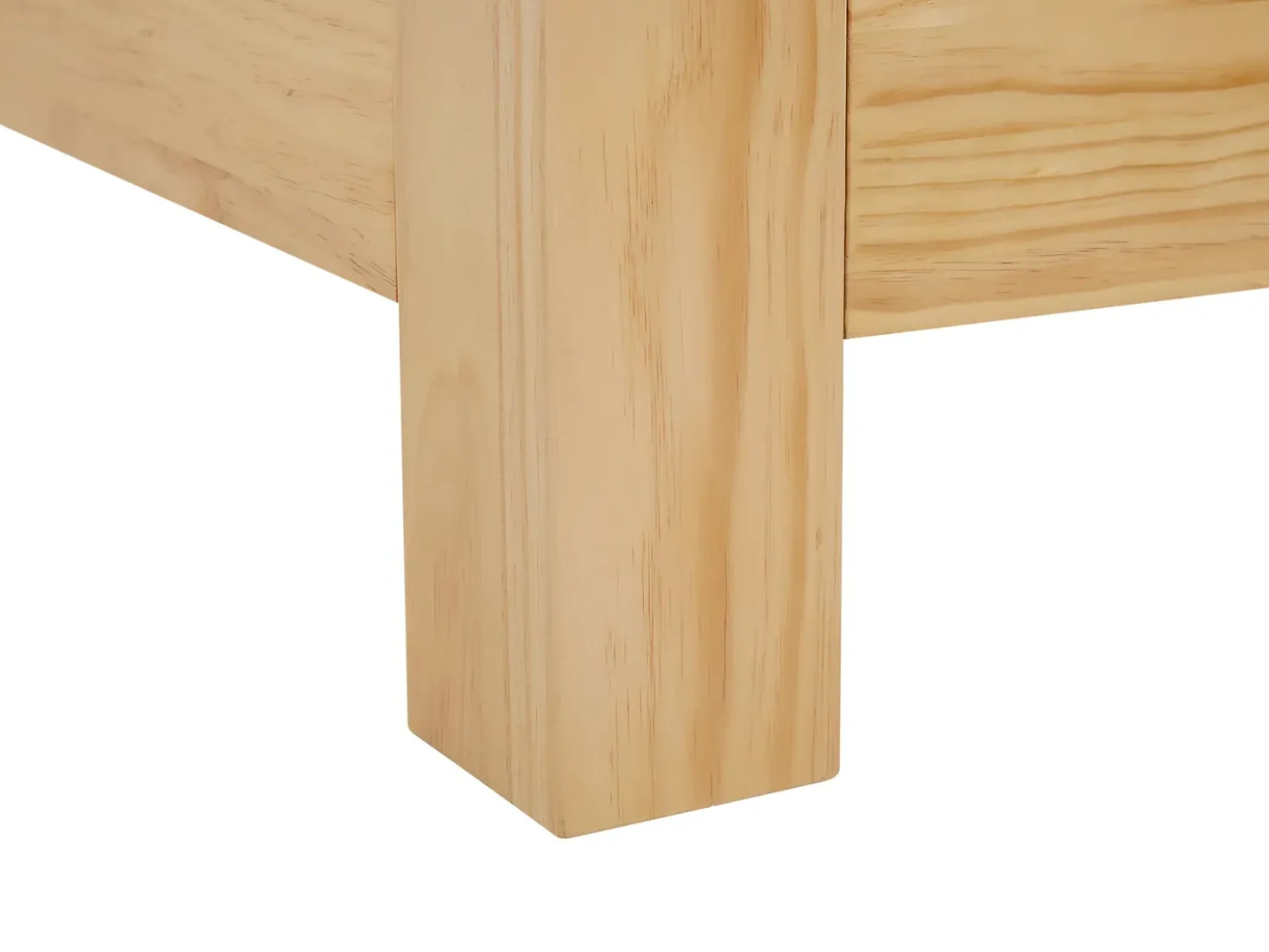 Letto Legno di pino ROYAN 160 x 200 cm Marrone chiaro