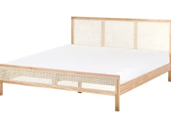 Letto Legno di pino SALERNAS 180 x 200 cm Marrone chiaro