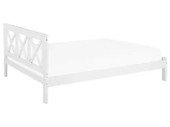 Letto Legno di pino TANNAY 180 x 200 cm Bianco