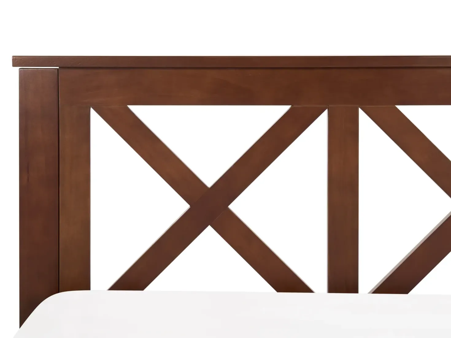 Letto Legno di pino TANNAY 180 x 200 cm Marrone scuro