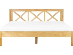 Letto Legno di pino TANNAY 180 x 200 cm Marrone chiaro
