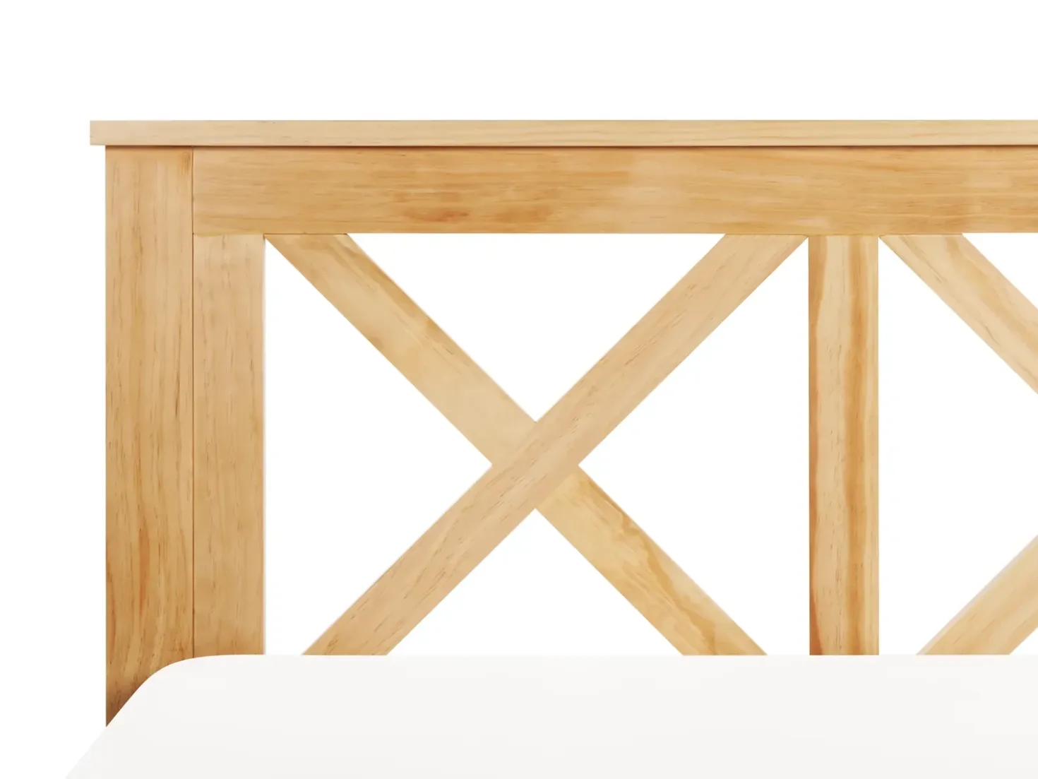 Letto Legno di pino TANNAY 180 x 200 cm Marrone chiaro