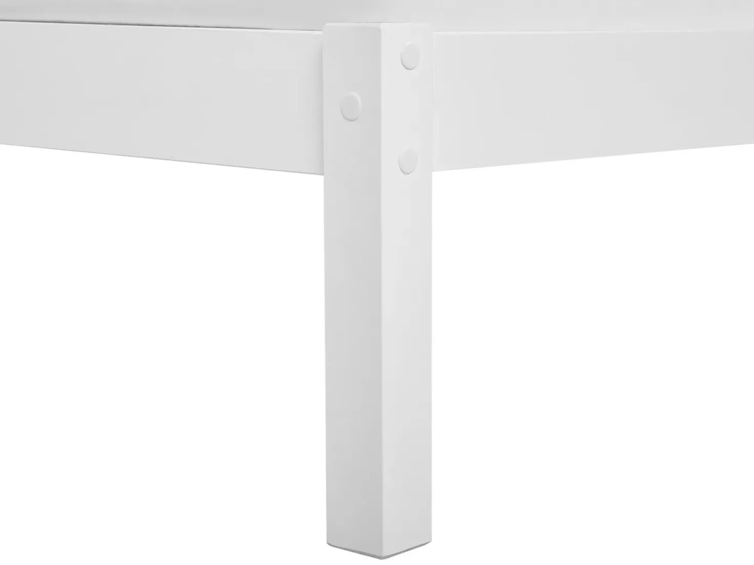Letto Legno di pino VANNES 180 x 200 cm Bianco