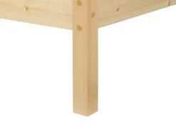 Letto Legno di pino VANNES 90 x 200 cm Marrone chiaro
