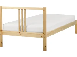 Letto Legno di pino VANNES 90 x 200 cm Marrone chiaro