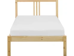 Letto Legno di pino VANNES 90 x 200 cm Marrone chiaro