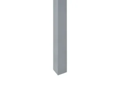 Letto matrimoniale alto con scrivania Legno di pino FOUCAMONT 90 x 200 cm Grigio