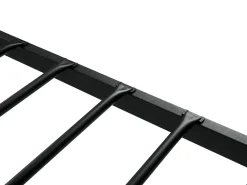 Letto Metallo BATTUT 90 x 200 cm Nero