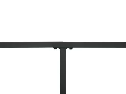 Letto Metallo BATTUT 90 x 200 cm Nero
