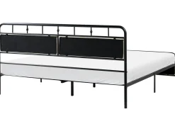 Letto Metallo BREUILLET 180 x 200 cm Nero