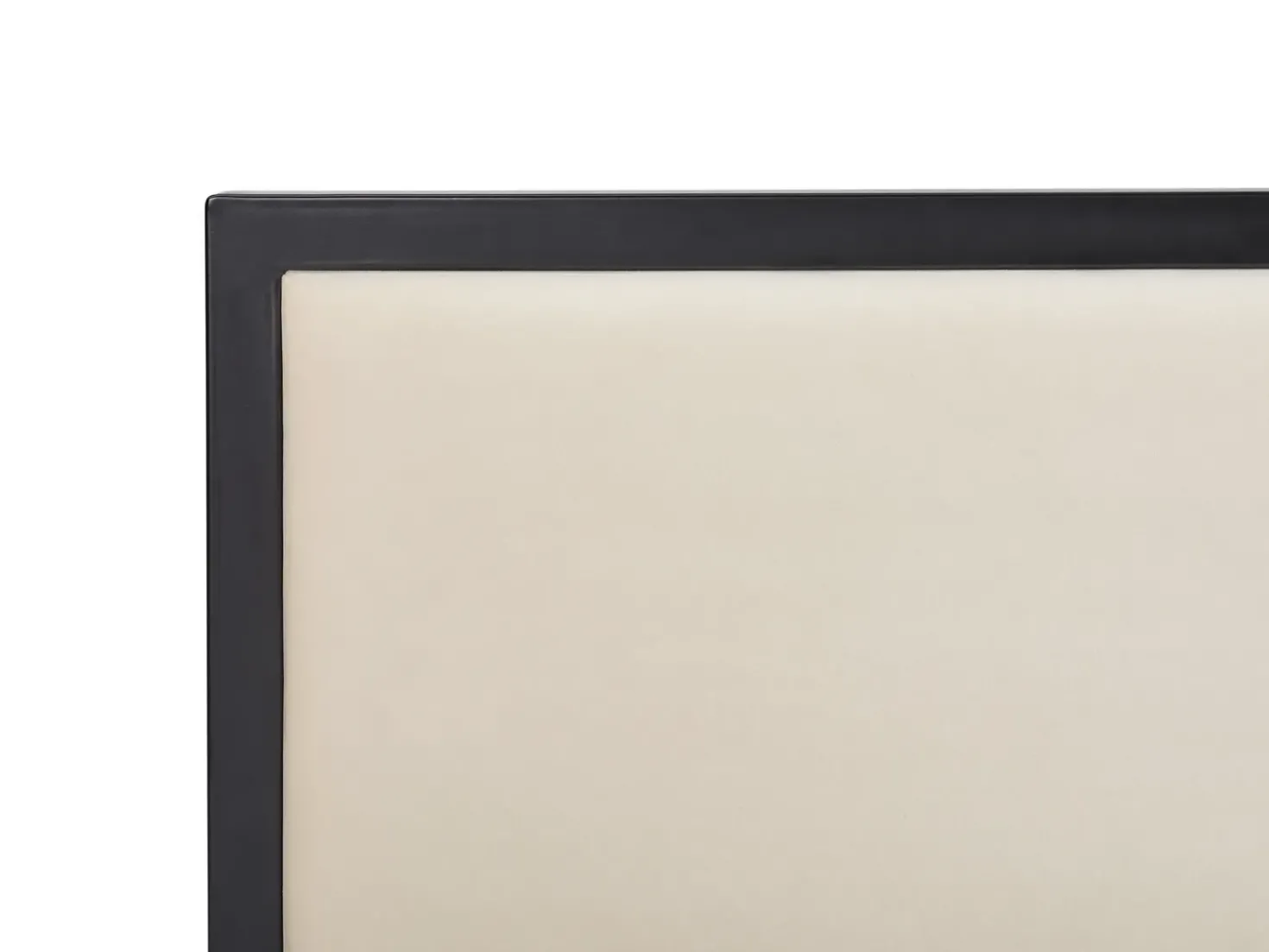 Letto Metallo CLAMART 180 x 200 cm Beige chiaro