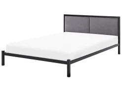 Letto Metallo CLAMART 140 x 200 cm Grigio