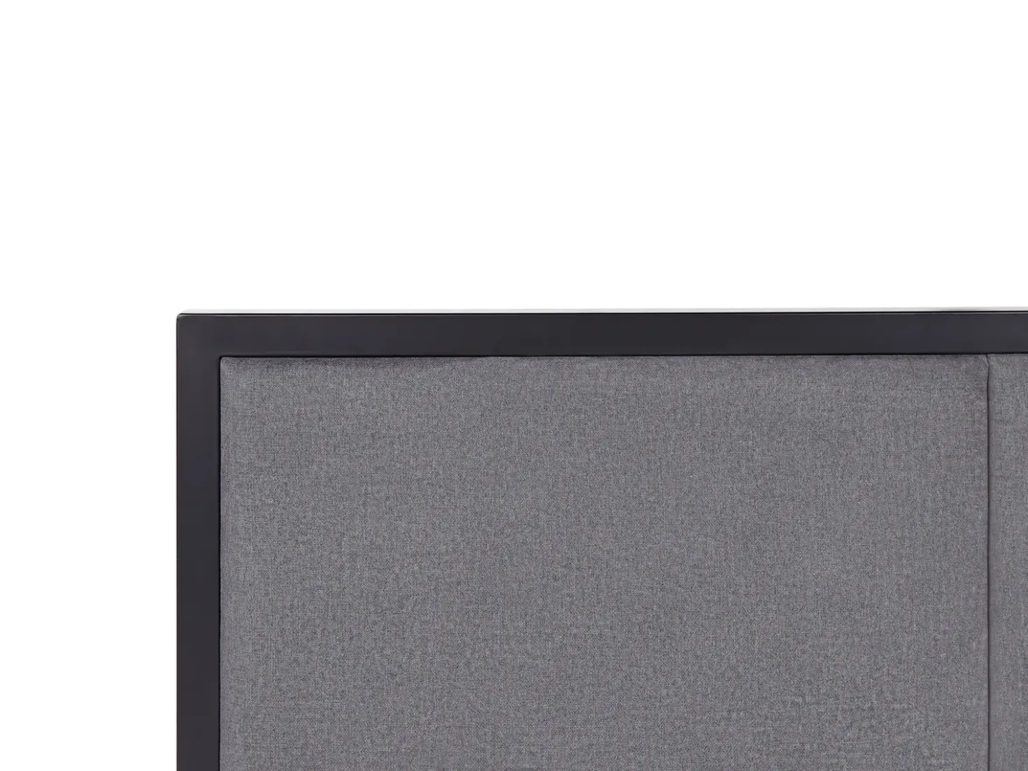 Letto Metallo CLAMART 140 x 200 cm Grigio