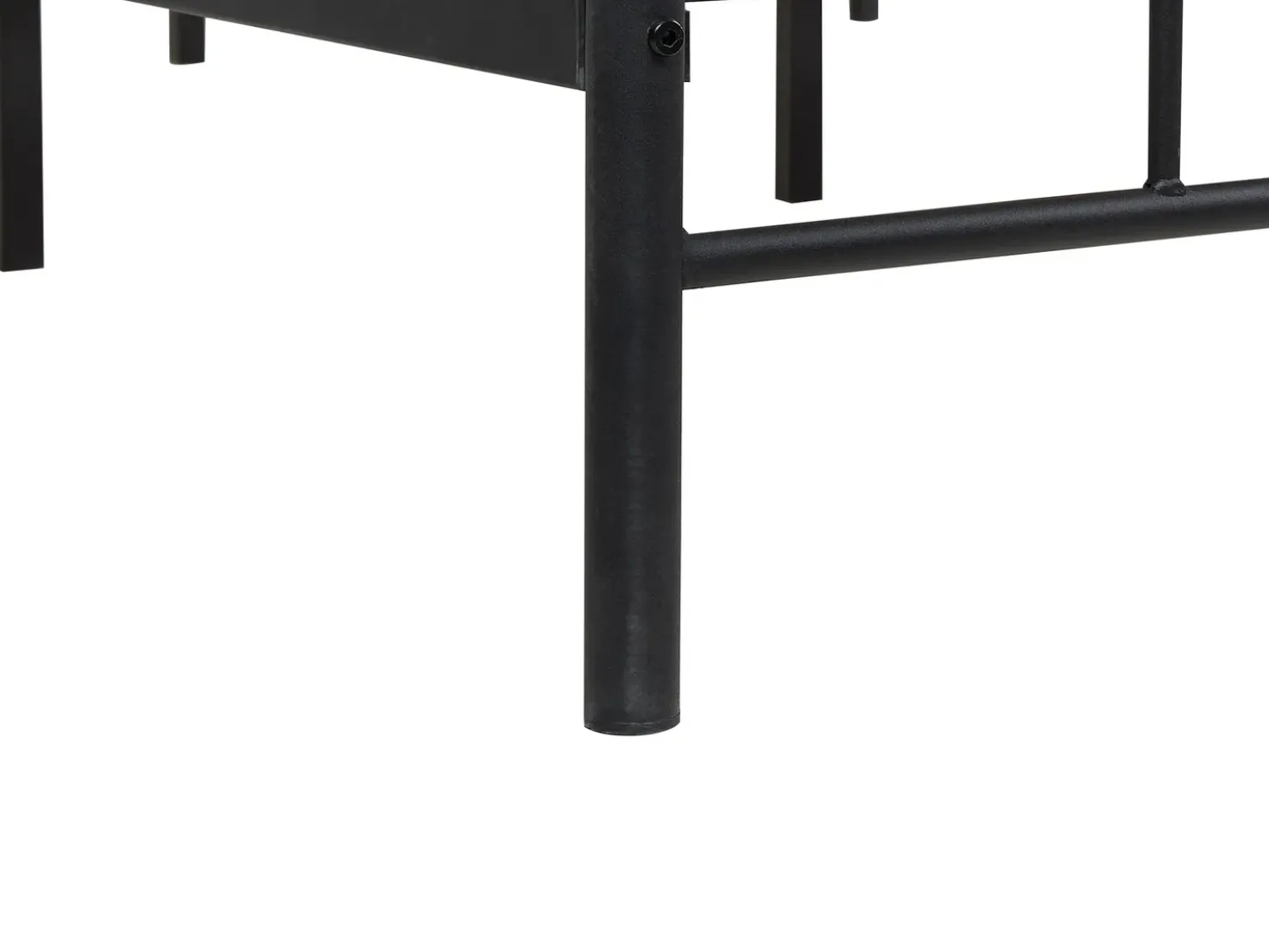 Letto Metallo MAURESSAC 180 x 200 cm Nero