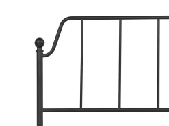 Letto Metallo MAURESSAC 180 x 200 cm Nero