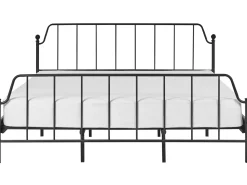 Letto Metallo MAURESSAC 180 x 200 cm Nero