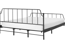 Letto Metallo MAURESSAC 180 x 200 cm Nero