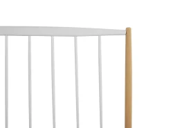 Letto Metallo MAURS 180 x 200 cm Bianco