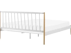 Letto Metallo MAURS 180 x 200 cm Bianco