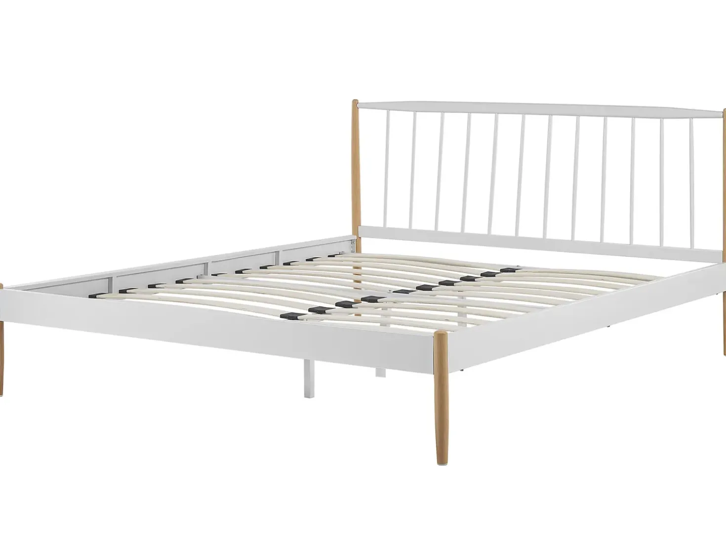 Letto Metallo MAURS 180 x 200 cm Bianco