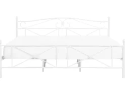 Letto Metallo RODEZ 180 x 200 cm Bianco