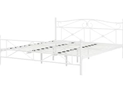 Letto Metallo RODEZ 180 x 200 cm Bianco