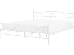 Letto Metallo RODEZ 180 x 200 cm Bianco