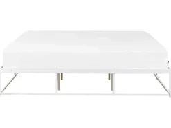 Letto Metallo VIRY 180 x 200 cm Bianco