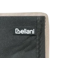 Letto ottomana con LED Tessuto ARMELLE 180 x 200 cm Beige