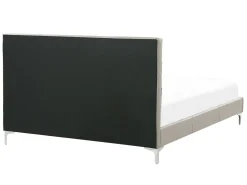 Letto Pelle sintetica AMBERT 140 x 200 cm Tortora