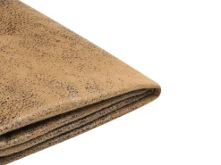 Letto Pelle sintetica FITOU 140 x 200 cm Marrone