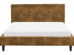 Letto Pelle sintetica FITOU 140 x 200 cm Marrone