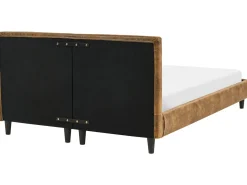 Letto Pelle sintetica FITOU 140 x 200 cm Marrone