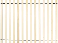 Letto Pelle sintetica LIMANTON 140 x 200 cm Marrone dorato